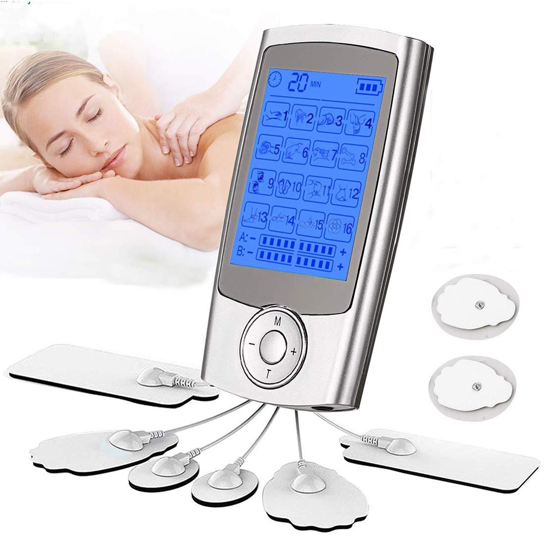 Dispositivo de fisioterapia de pulso multifuncional para aliviar dolores musculares.