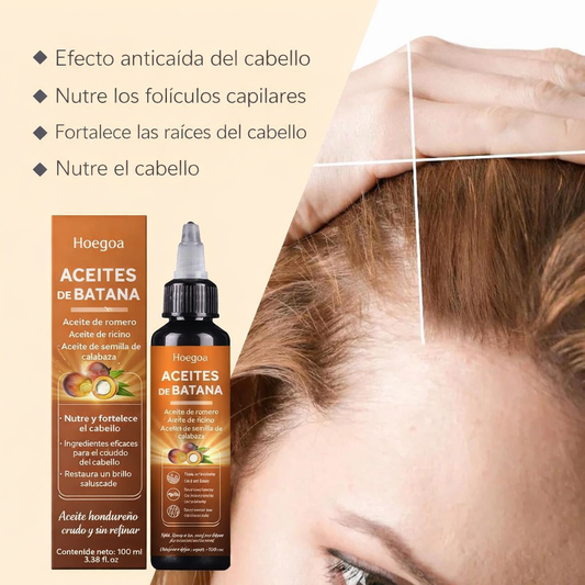 Aceite de Batana HOEGOA 100ml  — Crecimiento Capilar Natural y Reparación Profunda