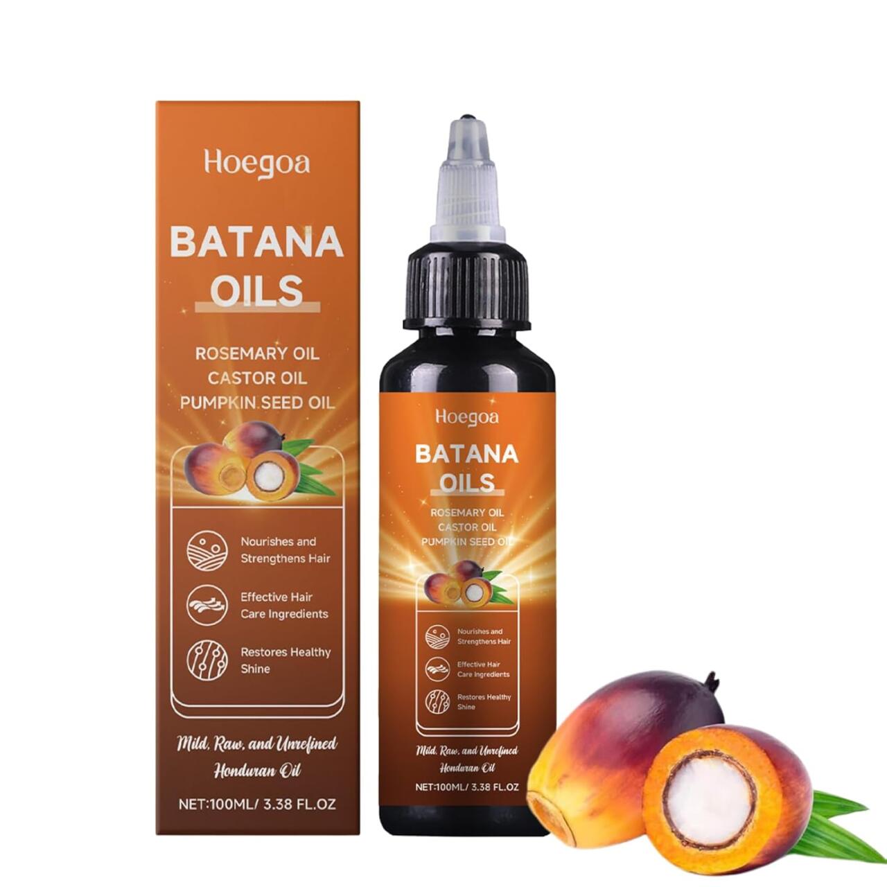Aceite de Batana HOEGOA 100ml  — Crecimiento Capilar Natural y Reparación Profunda