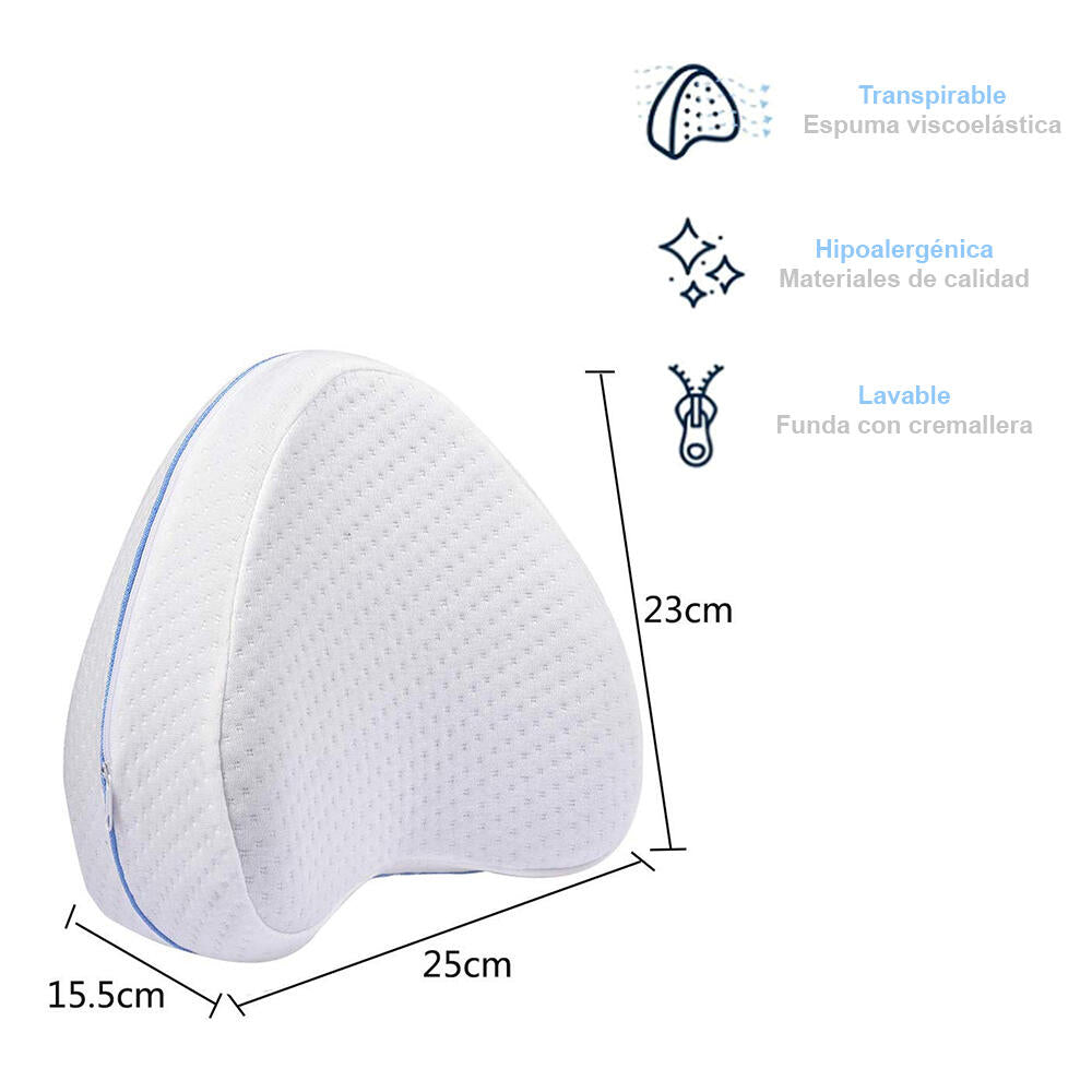 PACK 2 ALMOHADAS PARA PIERNAS CADERA LEG PILLOW PARA RODILLAS